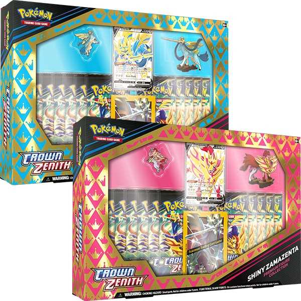 Pokémon TCG: Sword & Shield 12.5 Crown Zenith Premium Figure Collection-Shiny Zacian/Shiny Zamazenta 1