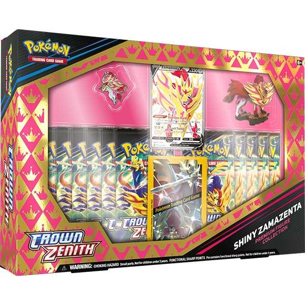 Pokémon TCG: Sword & Shield 12.5 Crown Zenith Premium Figure Collection-Shiny Zacian/Shiny Zamazenta 3