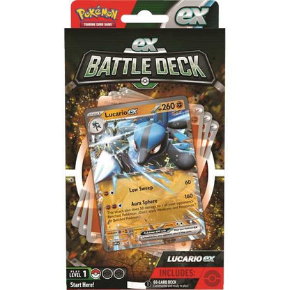 TCG Lucario and Ampharos EX Battle Deck Trading Card Game 3