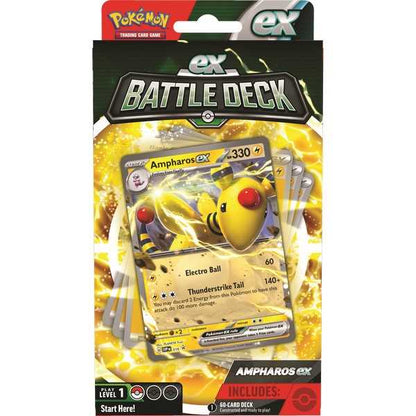 TCG Lucario and Ampharos EX Battle Deck Trading Card Game 4