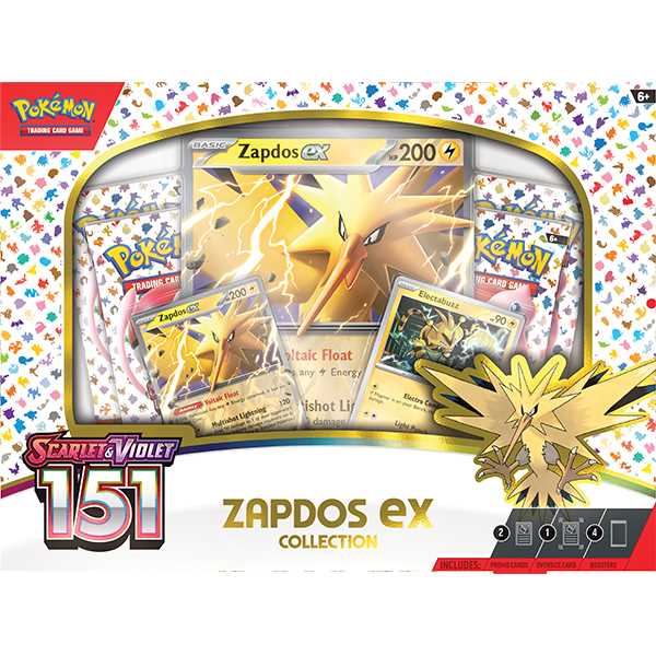 Pokémon TCG: Scarlet & Violet 3.5: 151 – Zapdos ex Collection 2