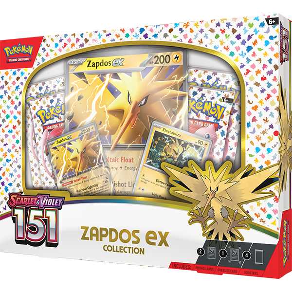 Pokémon TCG: Scarlet & Violet 3.5: 151 – Zapdos ex Collection 3