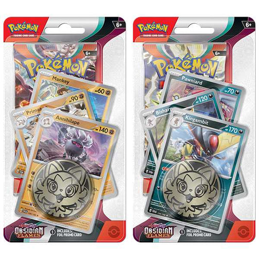 Pokémon TCG: Scarlet & Violet 3 Obsidian Flames Premium Checklane Display 1