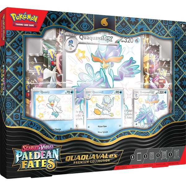Pokémon TCG: Scarlet & Violet 4.5 Paldean Fates Premium Collection - Meowscarada/Quaquaval/Skeledirge 3