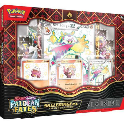Pokémon TCG: Scarlet & Violet 4.5 Paldean Fates Premium Collection - Meowscarada/Quaquaval/Skeledirge 4