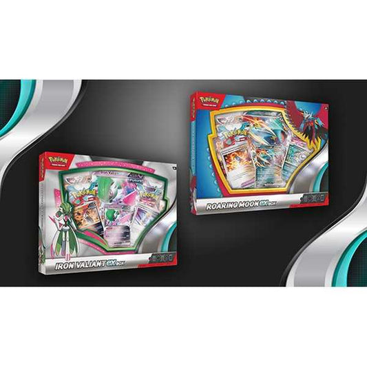 Pokemon TCG Roaring Moon/Iron Valiant ex Box Case of 6 1