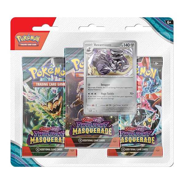 12 Sets Pokemon TCG: Scarlet & Violet 6 Twilight Masquerade 3 Pack 1