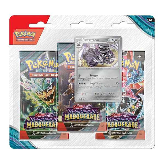 12 Sets Pokemon TCG: Scarlet & Violet 6 Twilight Masquerade 3 Pack 1