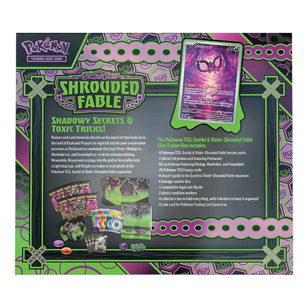 Pokemon TCG Scarlet & Violet 6.5 Shrouded Fable Elite Trainer Box 4