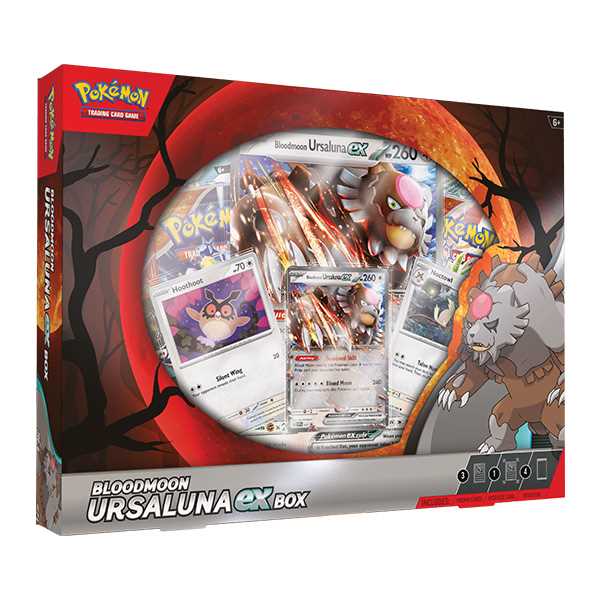 TCG Bloodmoon Ursaluna Ex Box Trading Card Game 3