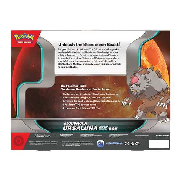 TCG Bloodmoon Ursaluna Ex Box Trading Card Game 4
