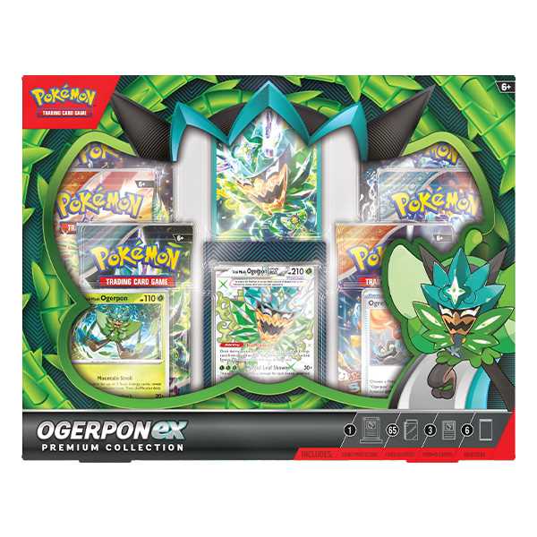 TCG Ogerpon Ex Premium Collection Card Sleeve 1