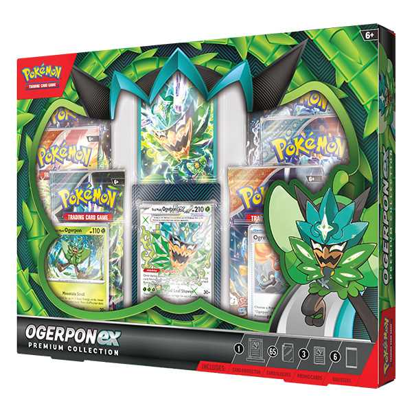 TCG Ogerpon Ex Premium Collection Card Sleeve 2