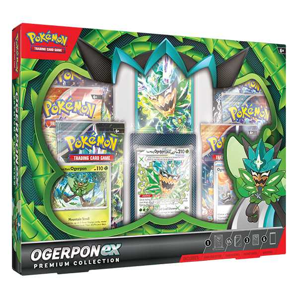 TCG Ogerpon Ex Premium Collection Card Sleeve 3