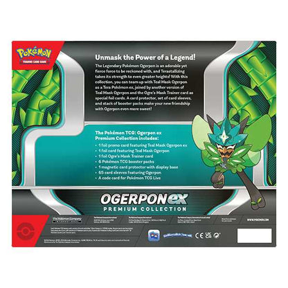 TCG Ogerpon Ex Premium Collection Card Sleeve 4