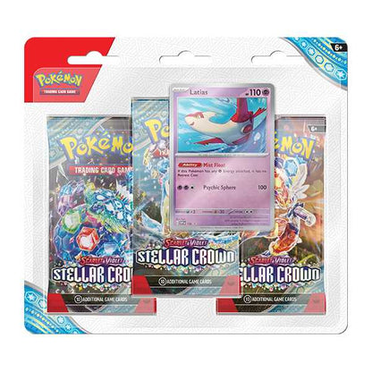 Pokémon TCG: Scarlet & Violet 7 - Stellar Crown - 3-Pack 3