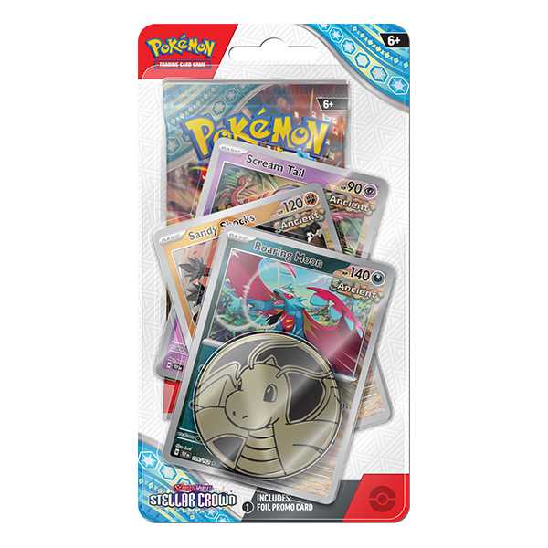 12 Sets of Pokemon TCG Scarlet & Violet 7 Stellar Crown Premium Checklane 2