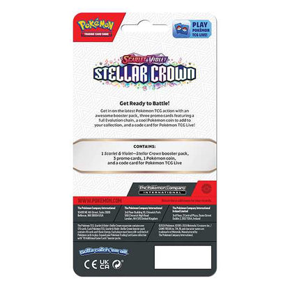 12 Sets of Pokemon TCG Scarlet & Violet 7 Stellar Crown Premium Checklane 4