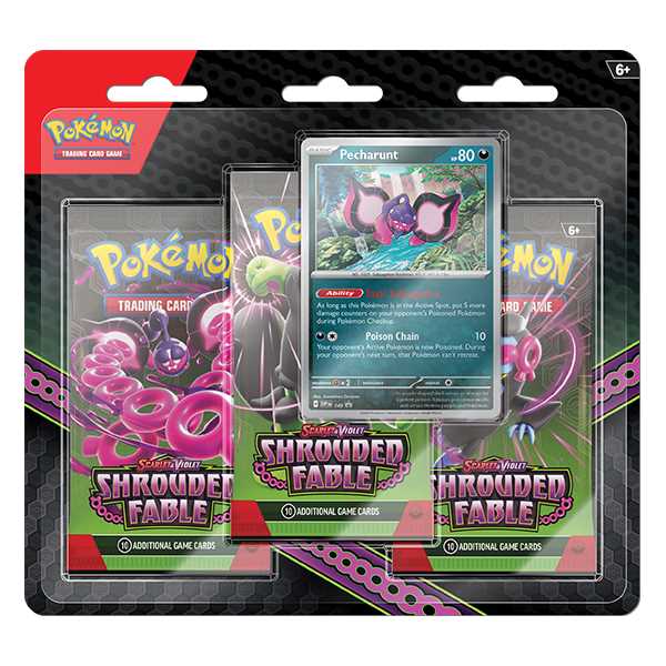 Pokémon TCG: Scarlet & Violet 6.5 - Shrouded Fable 3-Pack Blister 1