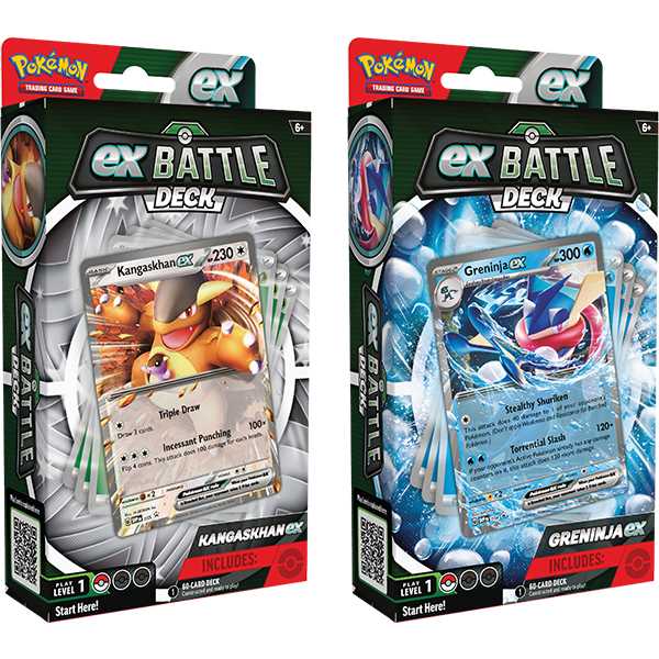 TCG Kangaskhan and Greninja Ex Battle Deck CDU Trading Card Game 1