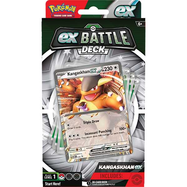 TCG Kangaskhan and Greninja Ex Battle Deck CDU Trading Card Game 3