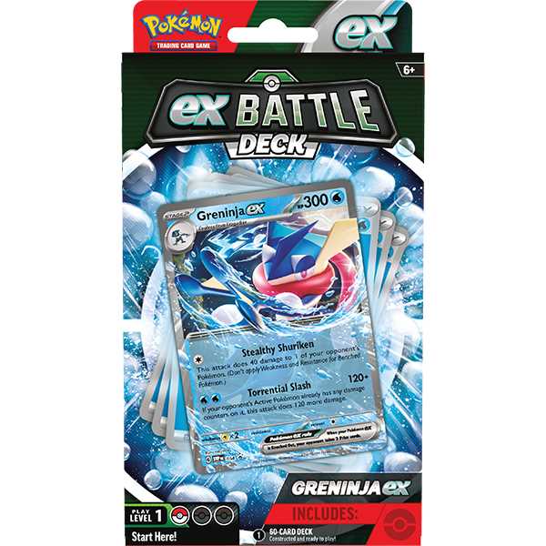 TCG Kangaskhan and Greninja Ex Battle Deck CDU Trading Card Game 6