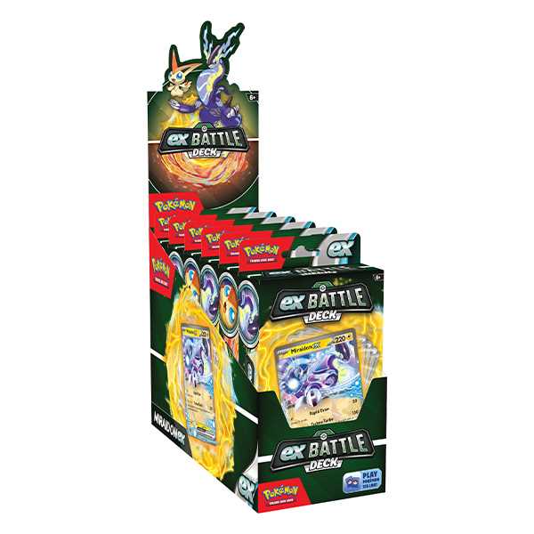 6 Sets Pokemon TCG Miraidon and Victini EX Battle Decks 1