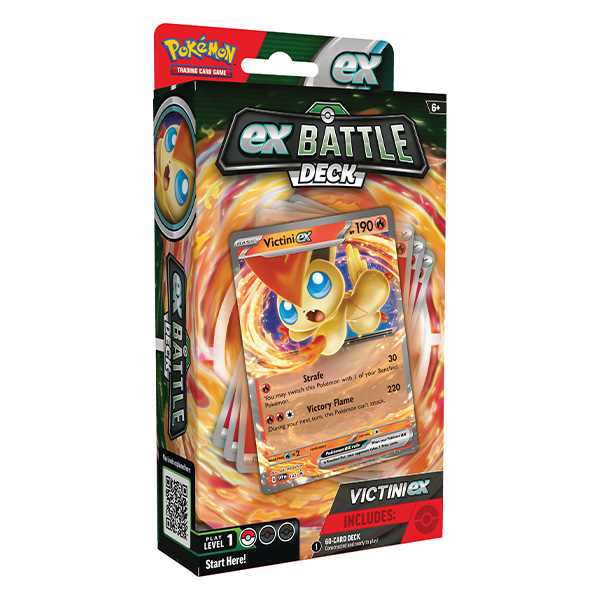 6 Sets Pokemon TCG Miraidon and Victini EX Battle Decks 6