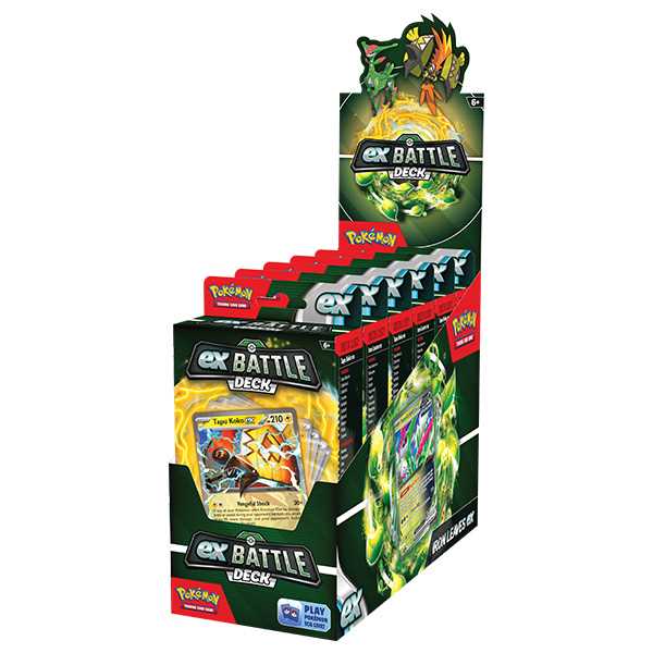 6 Sets Pokemon TCG Tapu Kok Iron Leaves EX Battle Deck CDU 3