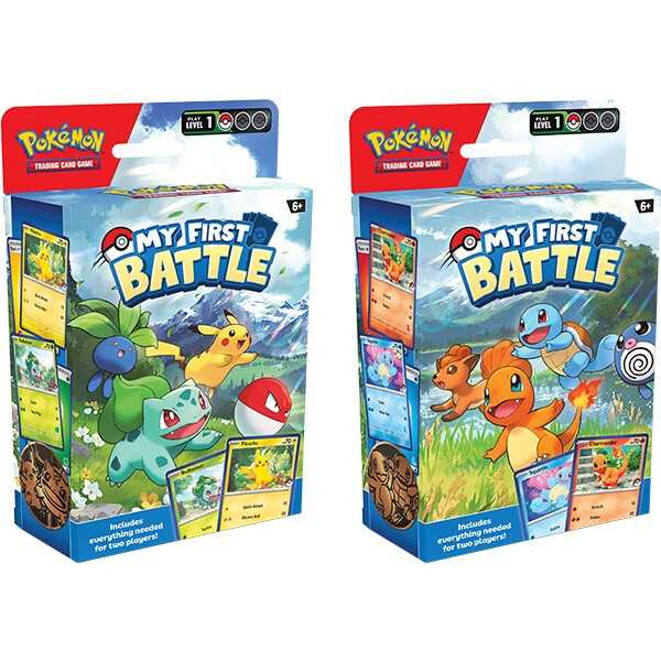 Pokémon TCG: My First Battle - Bulbasaur vs Pikachu / Charmander vs Squirtle (CASE of 12)