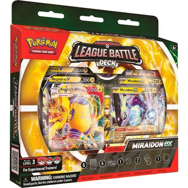 TCG Miraidon Ex League Battle Deck Trading Card Game 1