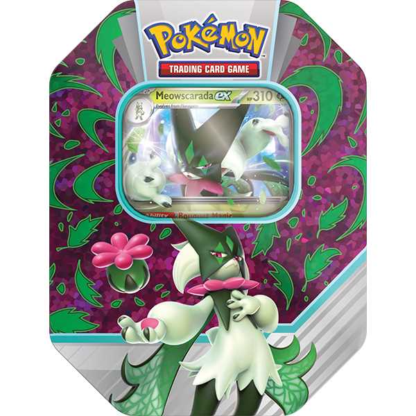 TCG Paldea Partners Tins Meowscarasda Skeledirge Quaquaval 2