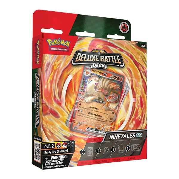 Set of 6 Pokemon TCG Deluxe Battle Deck Ninetales and Zapdos 1