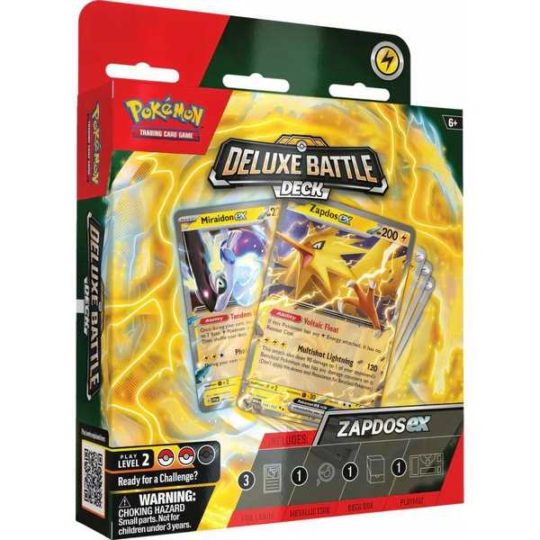 Set of 6 Pokemon TCG Deluxe Battle Deck Ninetales and Zapdos 3