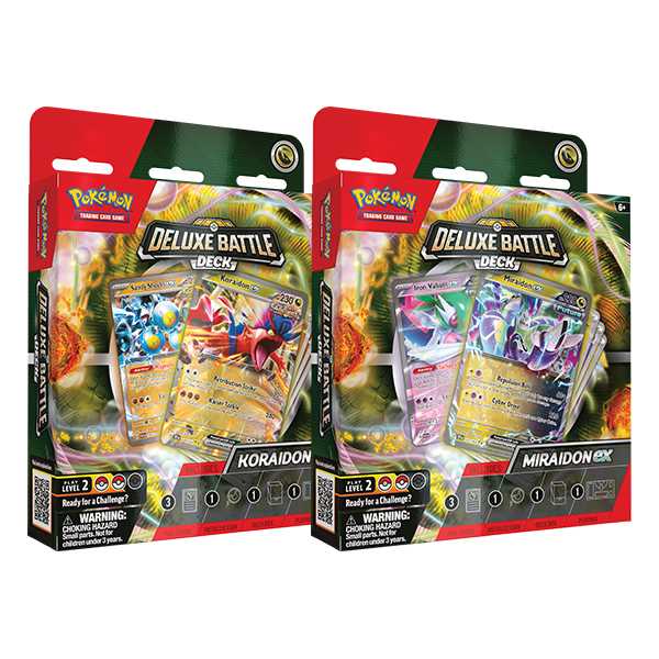 6 Sets Pokemon TCG Deluxe Battle Decks Koraidon / Miraidon Ex 1