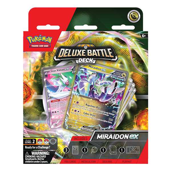 6 Sets Pokemon TCG Deluxe Battle Decks Koraidon / Miraidon Ex 3