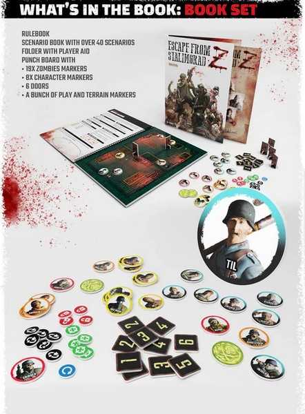 Escape from Stalingrad Z Book Set Board Game by Raybox 2