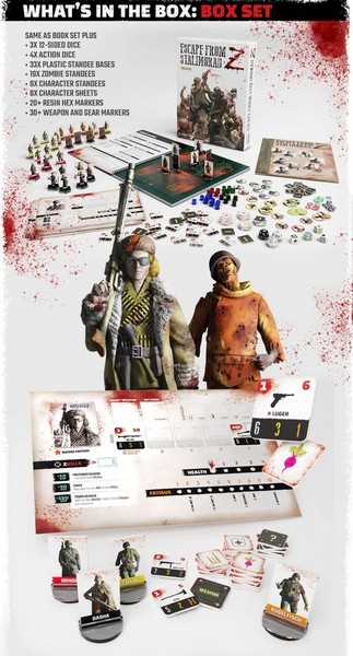 Escape from Stalingrad Z Box Set Board Game by Raybox 4