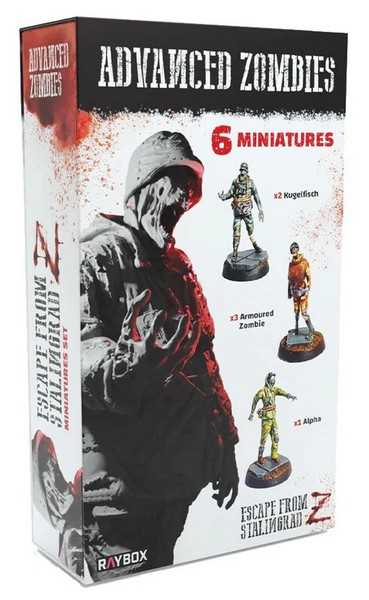 Advanced Zombies Miniatures Set Escape from Stalingrad Z Board Game by Raybox 1