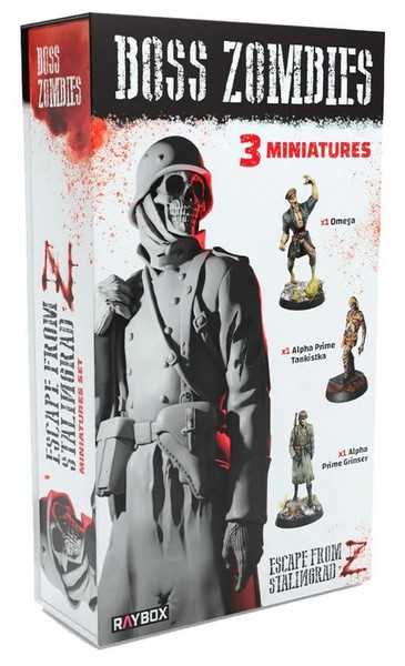 Boss Zombies Miniatures Set Escape from Stalingrad Z Board Game by Raybox 1