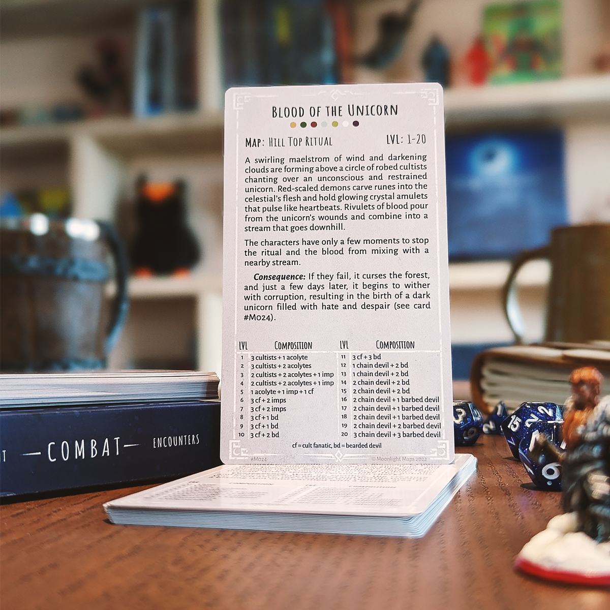 Moonlight Encounters Combat Encounter Deck Volume 01 Board Game