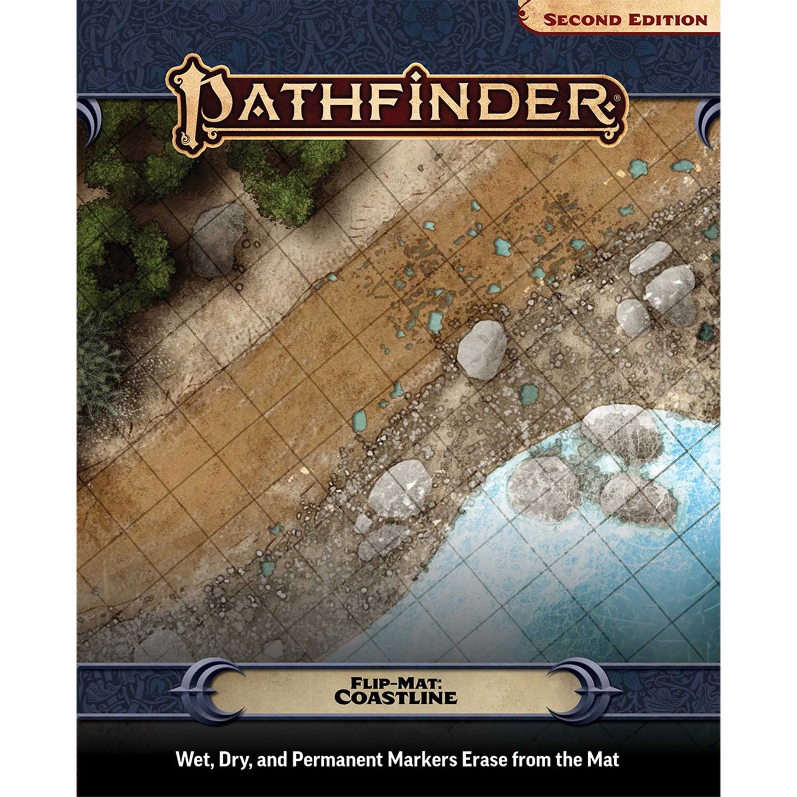 Coastline Pathfinder Flip Mat Roleplaying Game by Paizo Publishing 1