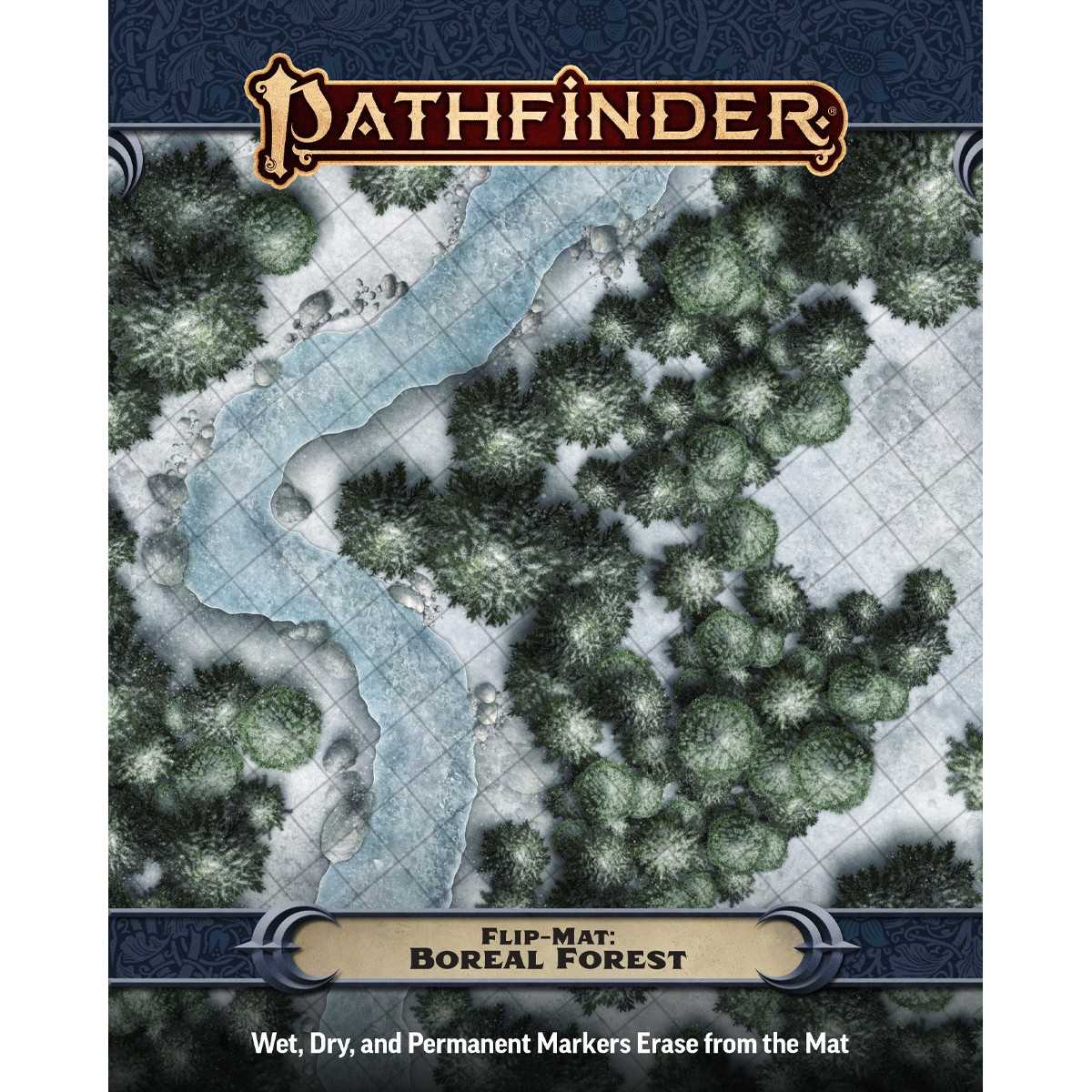 Pathfinder Flip-Mat Boreal Forest Roleplaying Game Accessory