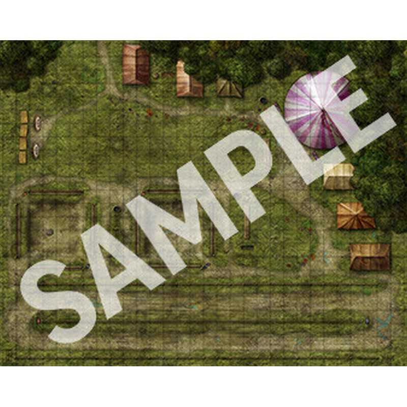 Pathfinder Flip-Mat Training Grounds Roleplaying Game Accessory