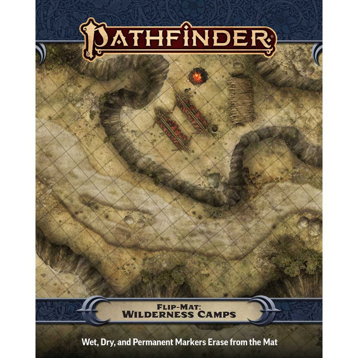 Pathfinder Flip-Mat Wilderness Camps Roleplaying Game Accessory