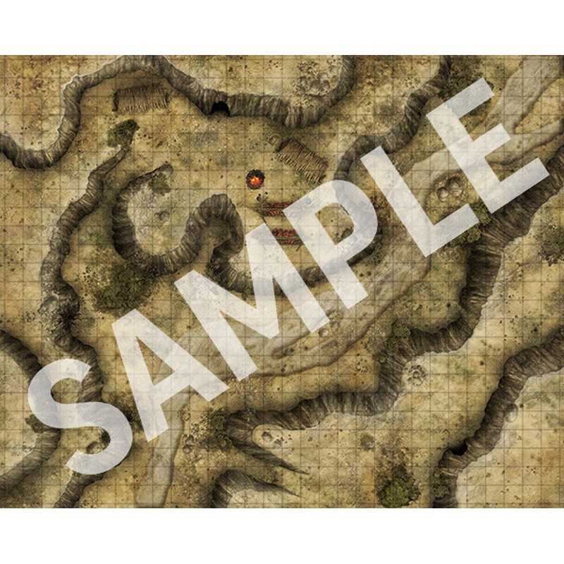 Pathfinder Flip-Mat Wilderness Camps Roleplaying Game Accessory