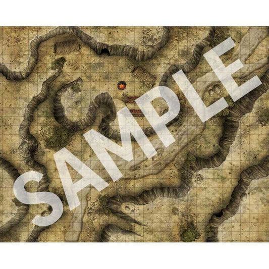 Pathfinder Flip-Mat Wilderness Camps Roleplaying Game Accessory