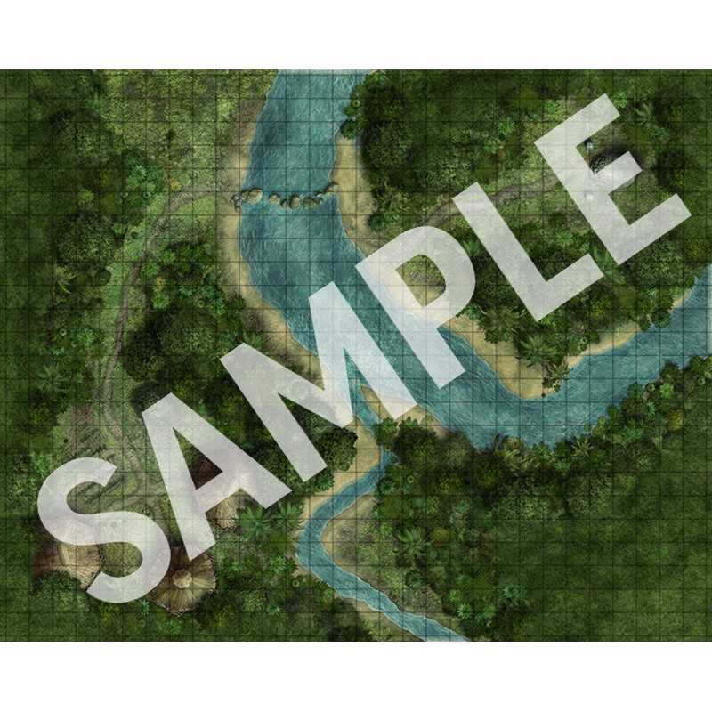 Pathfinder Flip-Mat Wilderness Camps Roleplaying Game Accessory