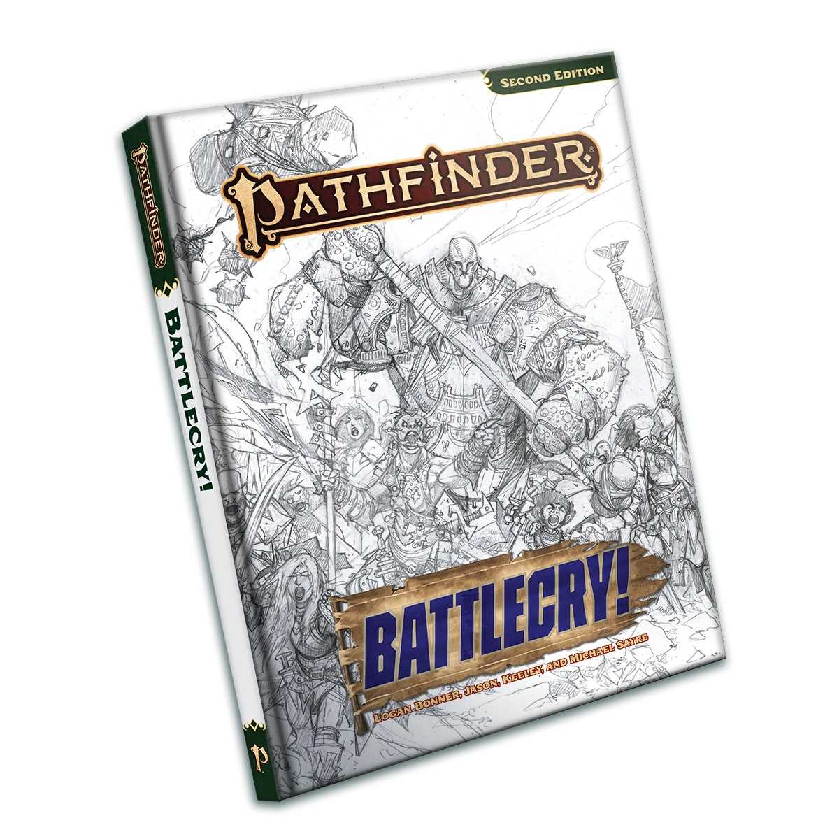 Pathfinder Battlecry Sketch Cover Edition Roleplaying Game Book
