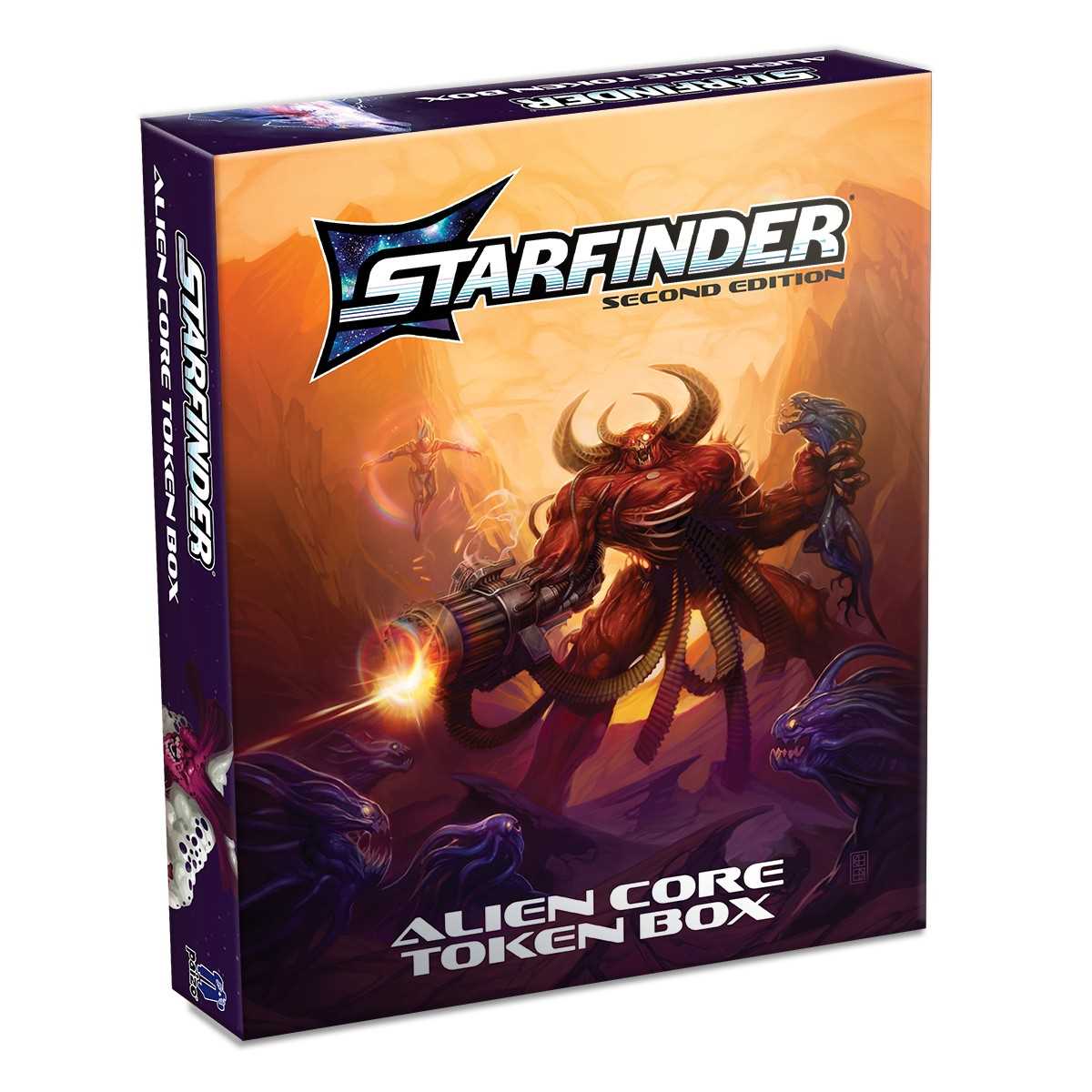 Starfinder Alien Core Token Box Roleplaying Game Accessory